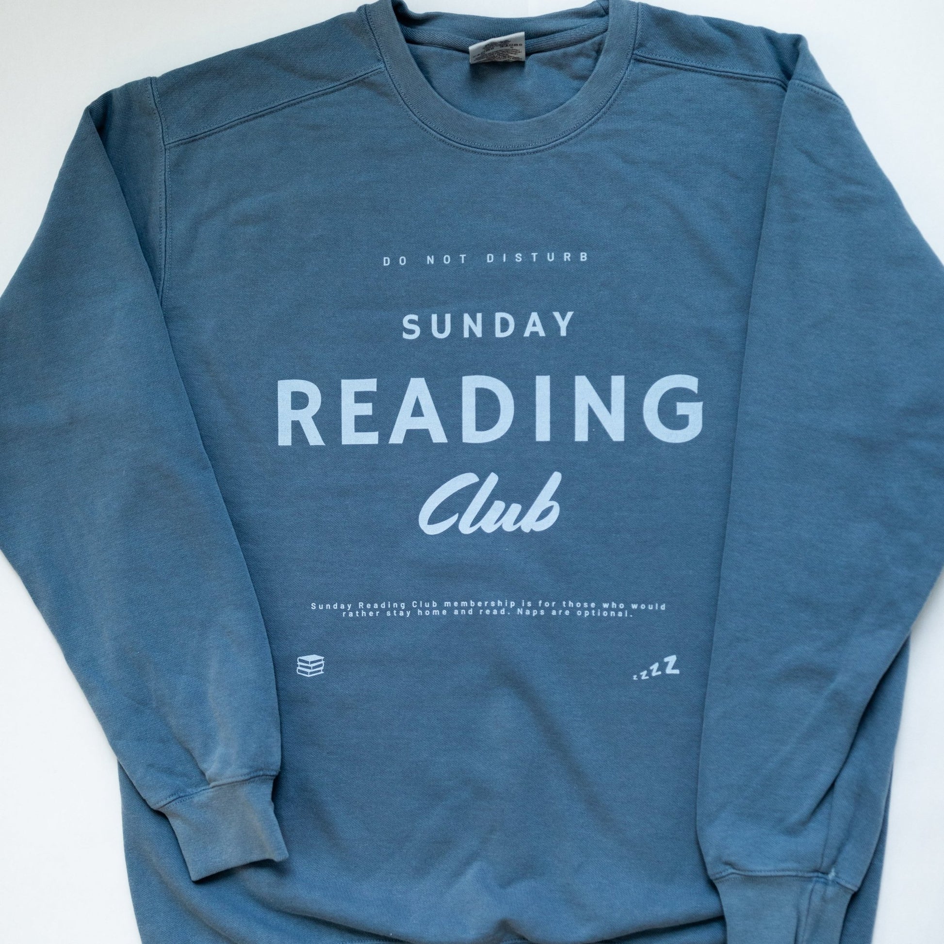 Sunday Reading Club COMFORT COLORS Crewneck - Paige Creating