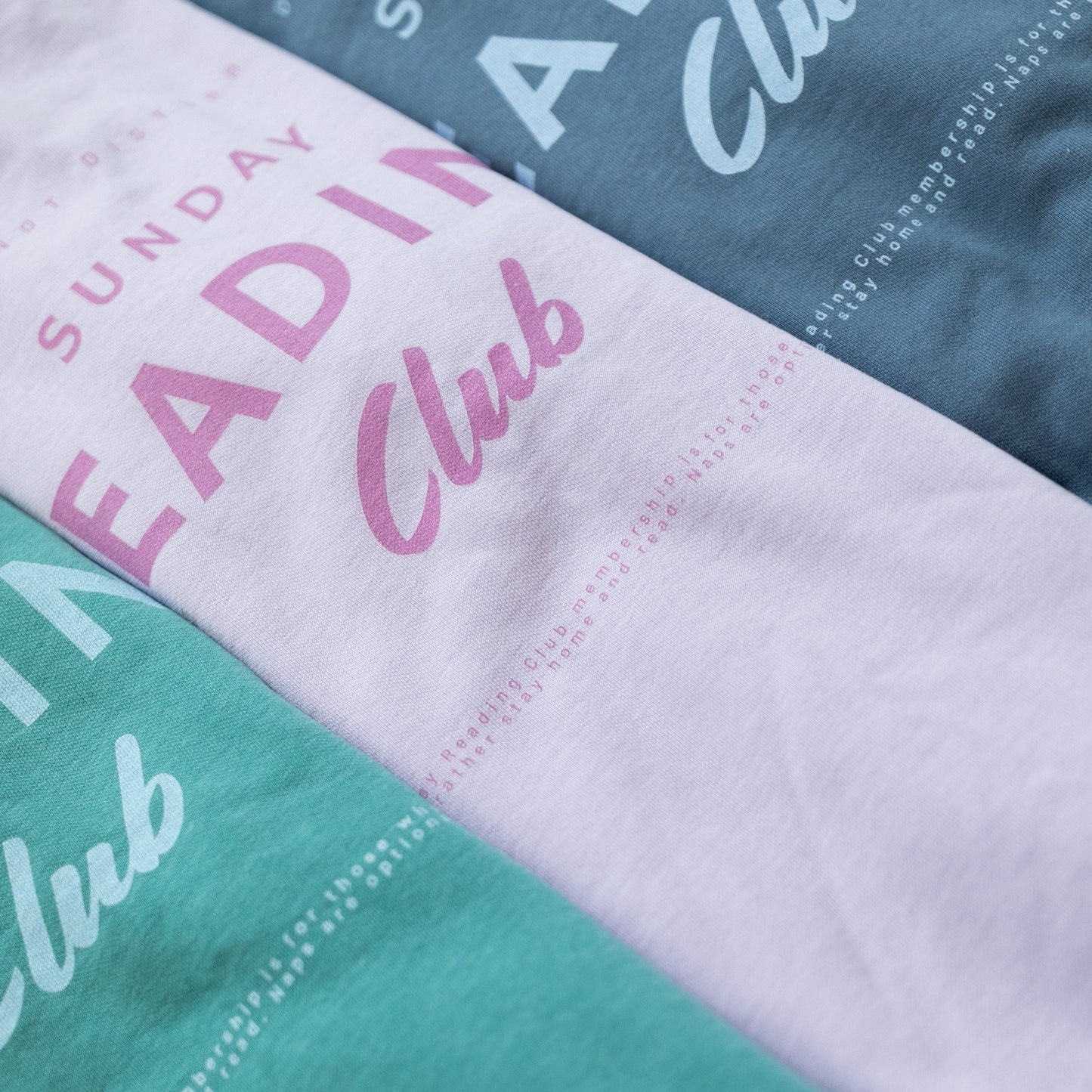 Sunday Reading Club COMFORT COLORS Crewneck - Paige Creating