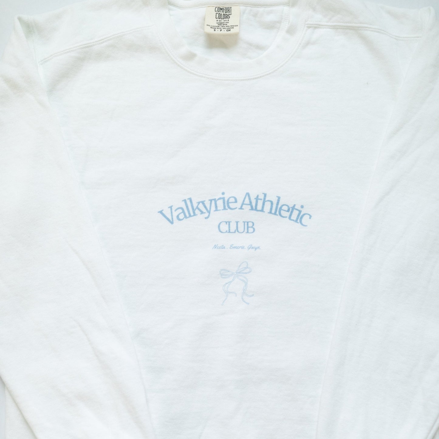 Valkyrie Athletic Club COMFORT COLORS Crewneck - Paige Creating